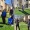 people doing yard work outside